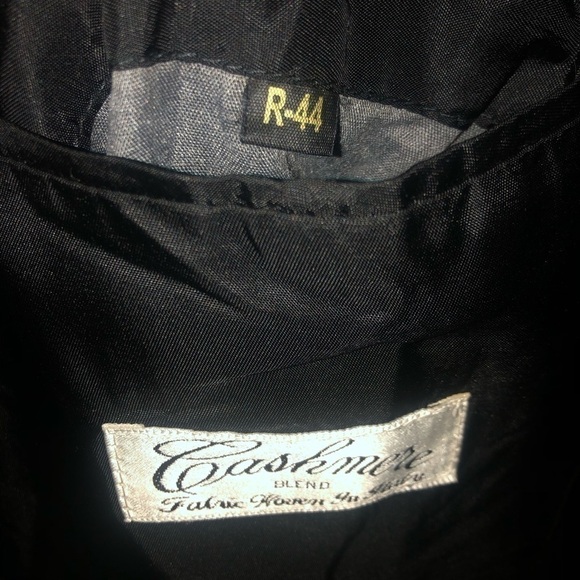 Cashmere VTG  Chaps Ralph Lauren Men’s Winter trench Coat full length  S… - Picture 12 of 12